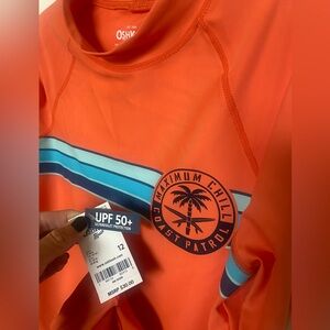 🔥All FREE SHIP⚡️Boys Oshkosh B'gosh UPF Long Sleeve Swim